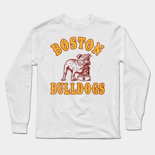 Defunct Boston Bulldogs Football Team Long Sleeve T-Shirt